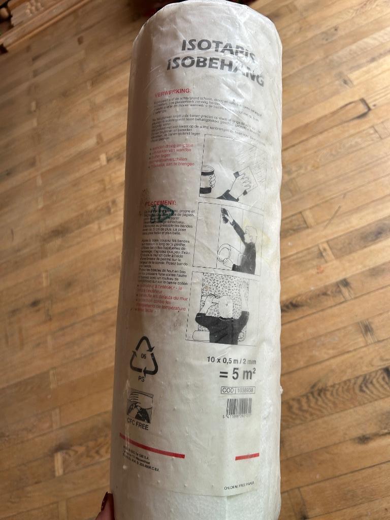 Rol isobehang, Ophalen, Minder dan 10 m², Wit