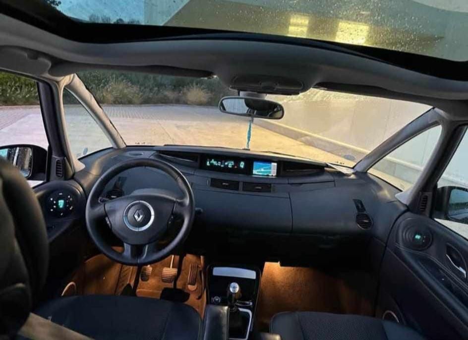 RENAULT GRAND ESPACE 7 ZETELS — DIESEL — EXPORT OK, Auto's, Renault, Zwart, Zwart, Particulier, Panoramadak