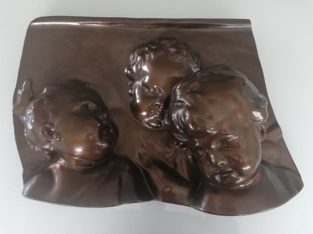 Décoration murale en forme de têtes d'ange., Enlèvement ou Envoi