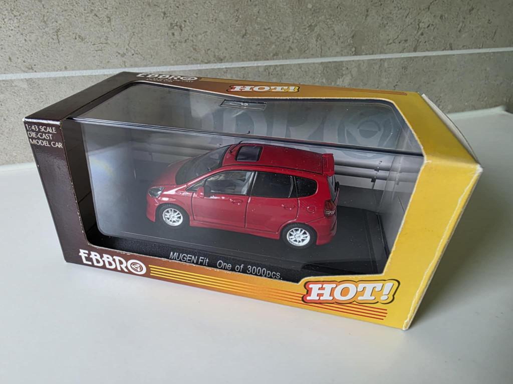 1/43 Honda Mugen Fit , Red (L.E.) ** NIEUWSTAAT **, Ophalen of Verzenden, Zo goed als nieuw, Auto, Overige merken