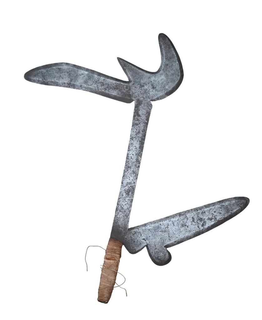 Couteau à lancer Zande Congo, fin du XIXe/début - XXe siècle, Enlèvement ou Envoi