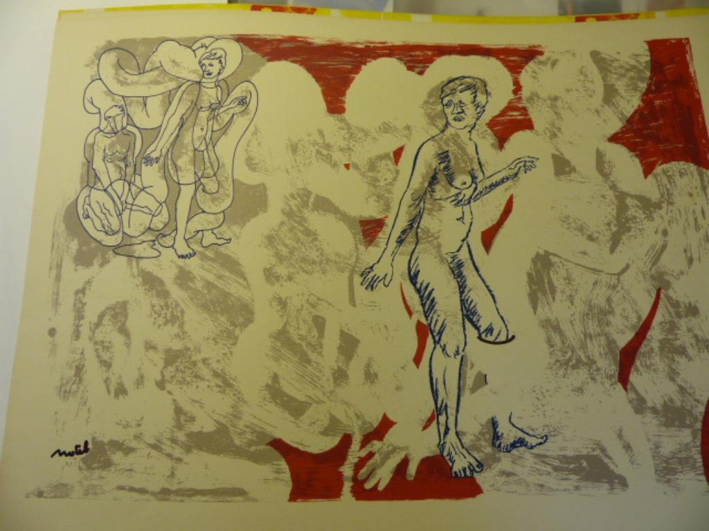 NOTEBAERT, Marcel (NOTEB) zeefdrukken/proefdrukken BIEDEN, Antiek en Kunst, Ophalen of Verzenden