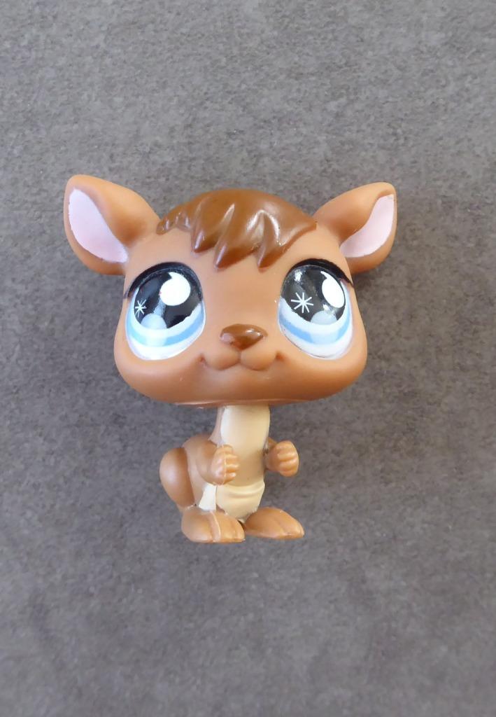 Vintage - Littlest Pet Shop Kangaroo #682 - hoogte 5 cm - H, Verzamelen, Poppetjes en Figuurtjes, Ophalen of Verzenden, Gebruikt