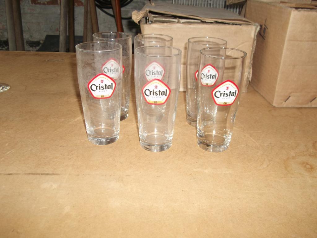 cristal glazen, Verzamelen, Ophalen, Gebruikt, Bierglas