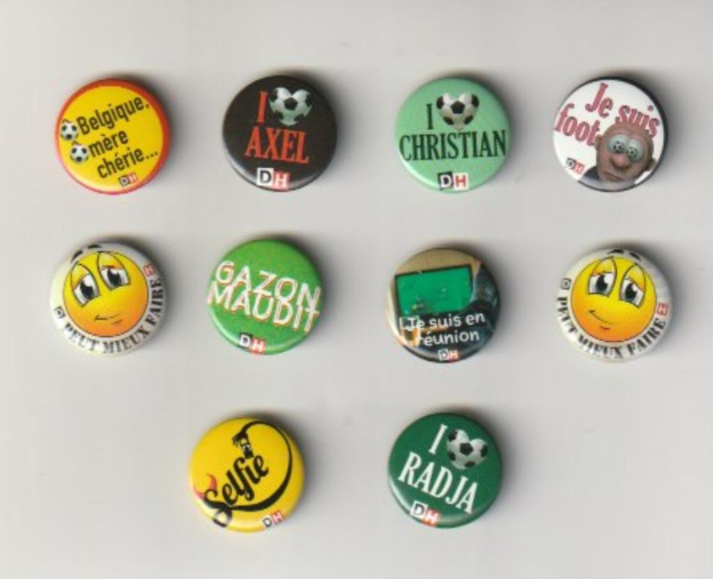 PIN'S  BADGES  FOOTBALL  BELGIQUE   10 PIECES, Collections, Broches, Pins & Badges, Enlèvement ou Envoi, Neuf, Sport, Insigne ou Pin's