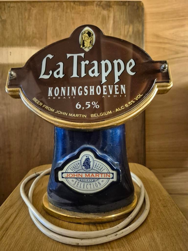 Oude Lichtbak bier reclame, Verzamelen, Biermerken, La Trappe, Ophalen