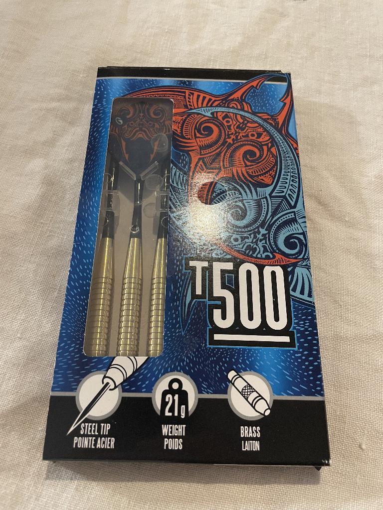 NEUF 3 FLECHETTES POINTES ACIER T500, Sports & Fitness, Fléchettes, Enlèvement ou Envoi, Neuf, Fléchettes, Électronique