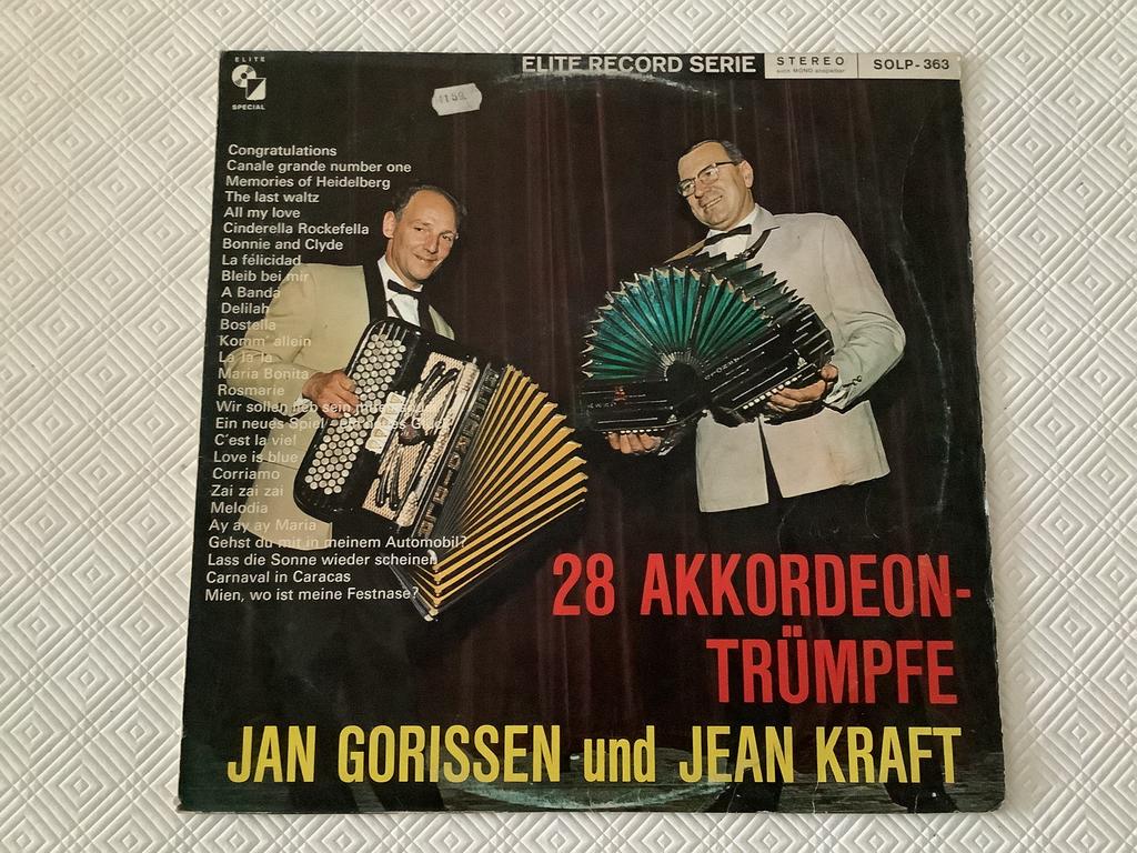 Vinyl lp 28 Akkordeon - Trumpfe, Ophalen, Gebruikt, 12 inch, Overige genres