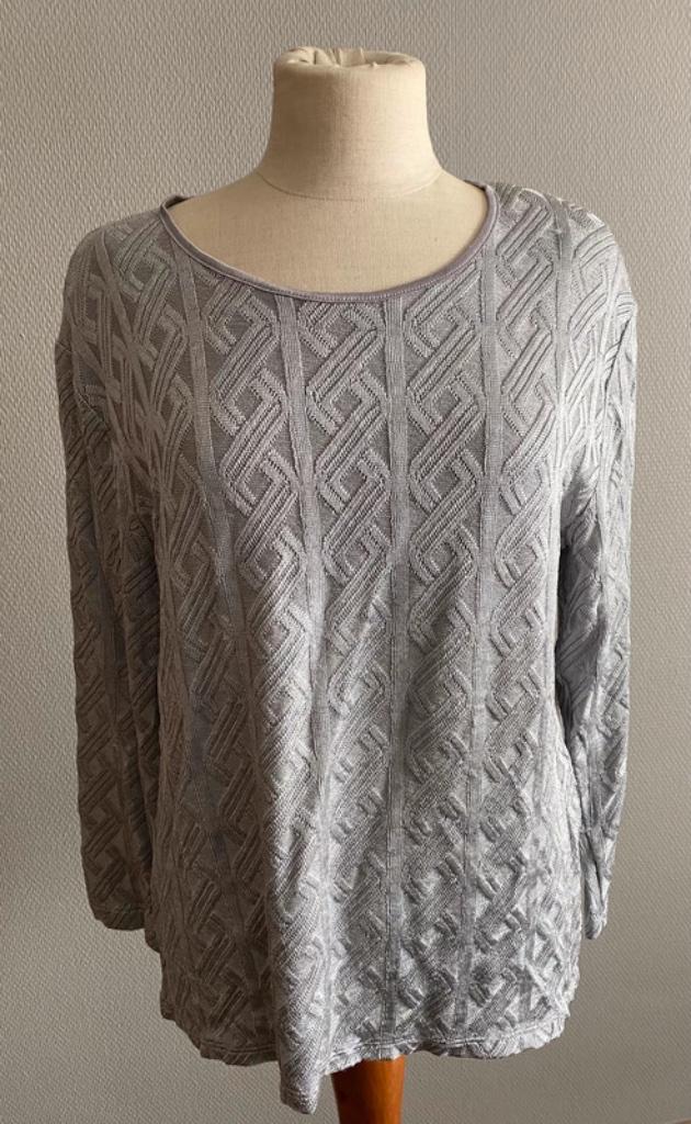 Grijs truitje Devernois maat 46, Comme neuf, Devernois, Envoi, Taille 46/48 (XL) ou plus grande