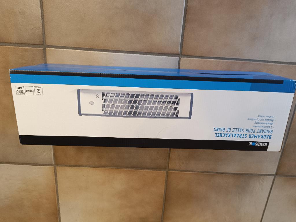 10 € Chauffage radiant électr salle de bain & autre pièces, Bricolage & Construction, Chauffage & Radiateurs, Enlèvement, Neuf