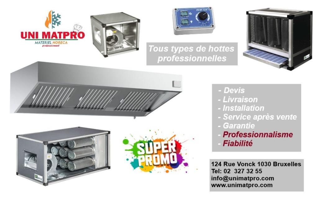 hotte murale pour restauration, Enlèvement ou Envoi, Neuf