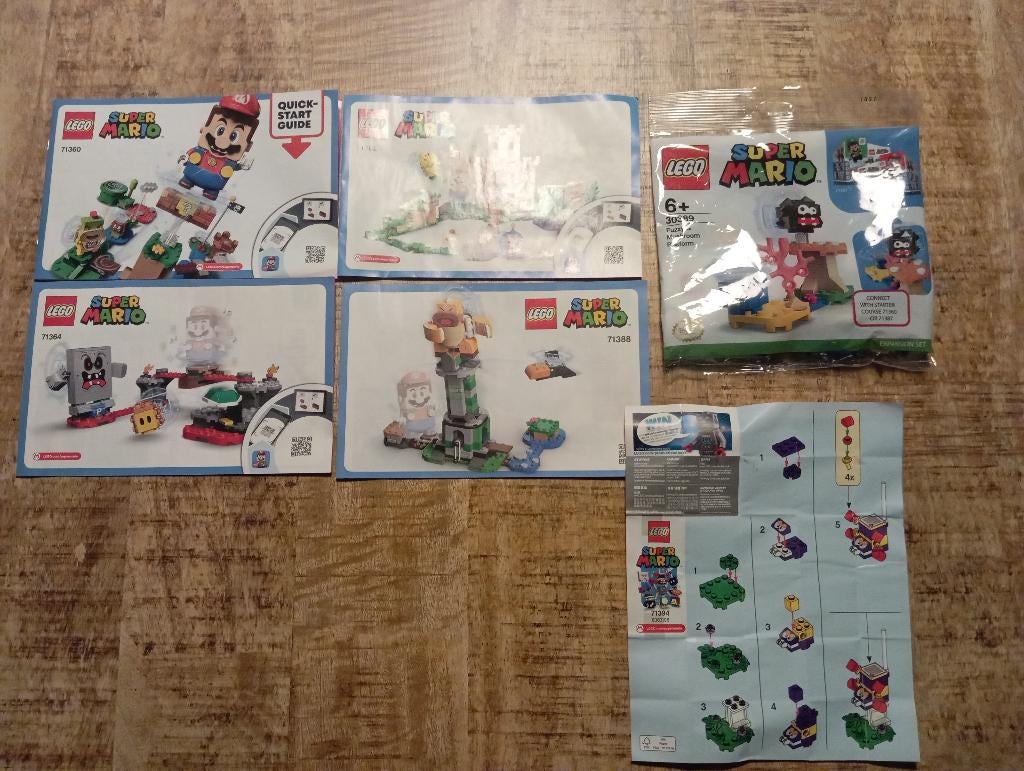 Lego Super Mario startset + uitbreidingen, Enlèvement, Utilisé, Ensemble complet, Lego