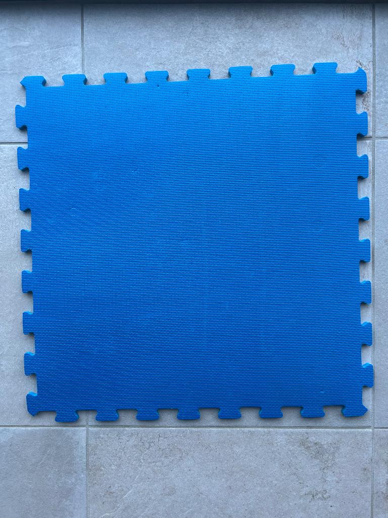 Speeltegels in foam - blauw, Ophalen, Gebruikt