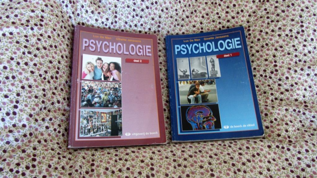 psychologie deel 1 en 2  luc de man Ginette Janssens, Ophalen of Verzenden, Gelezen