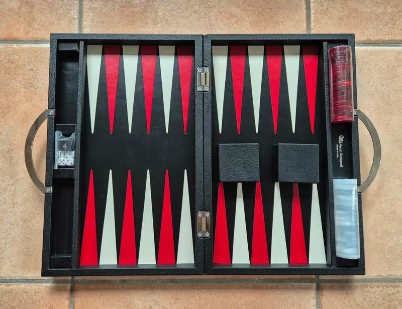 Backgammon R&R en cuir, Ophalen of Verzenden