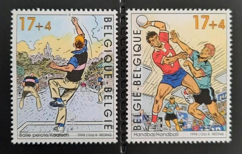 Belgique : COB 2760/61 ** Sport 1998, Sans timbre, Neuf, Enlèvement ou Envoi, Non oblitéré