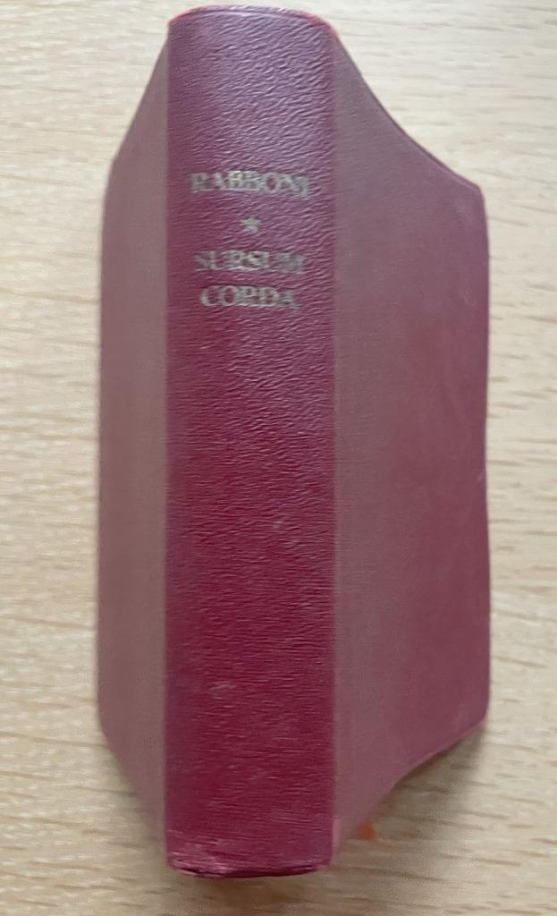 Rabboni Sursum Corda, Boeken, Muziek, Ophalen of Verzenden