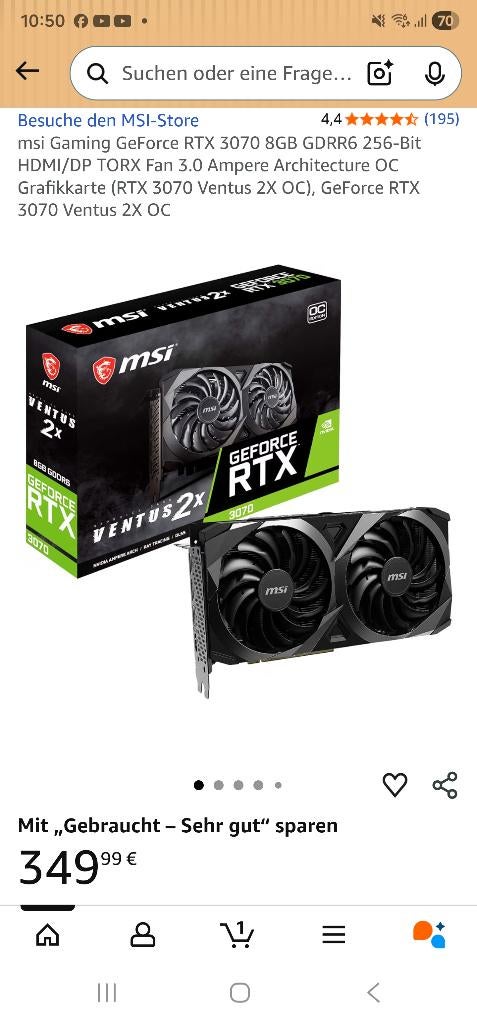 Grafische kaart zoeken, Computers en Software, Videokaarten, Zo goed als nieuw, Ophalen of Verzenden