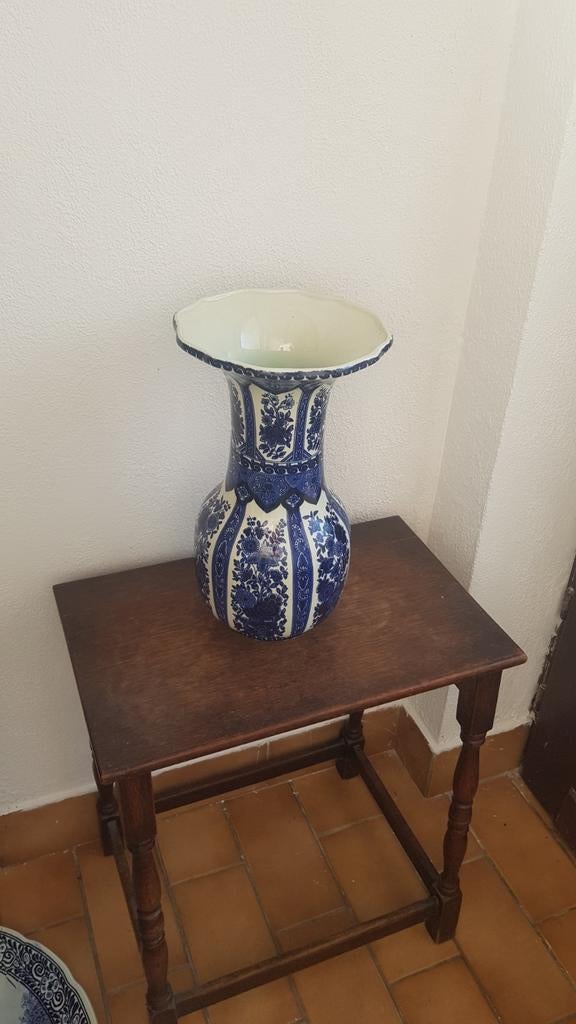 Vase bleu boch delft, Antiek en Kunst, Ophalen