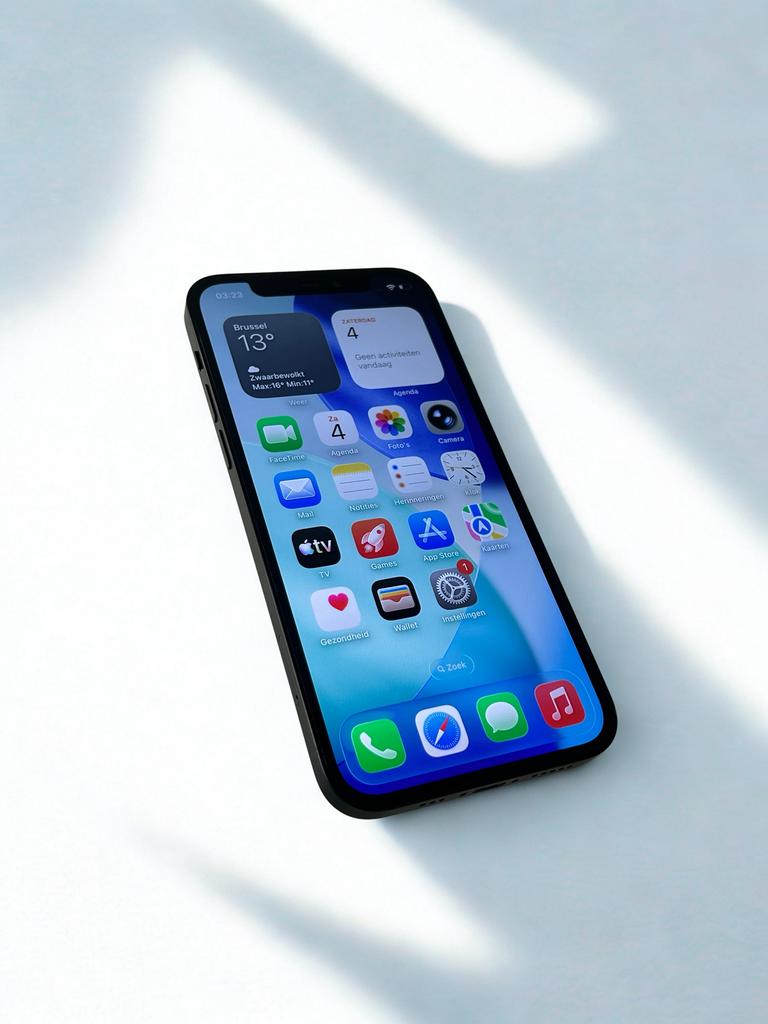 iPhone 12 - 128 Go - Noir - Bon état, Télécoms, Téléphonie mobile | Apple iPhone, 128 GB, Comme neuf, Enlèvement, IPhone 12