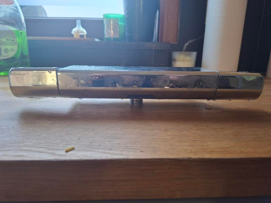 Mitigeur thermostatique, Enlèvement, Comme neuf, Chrome, Baignoire