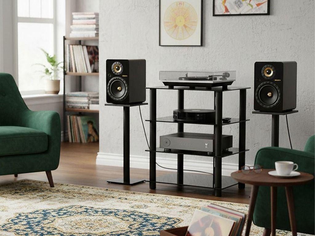 Norstone EPUR 4 hifimeubel nieuw zwart of zilver, Ophalen, Nieuw