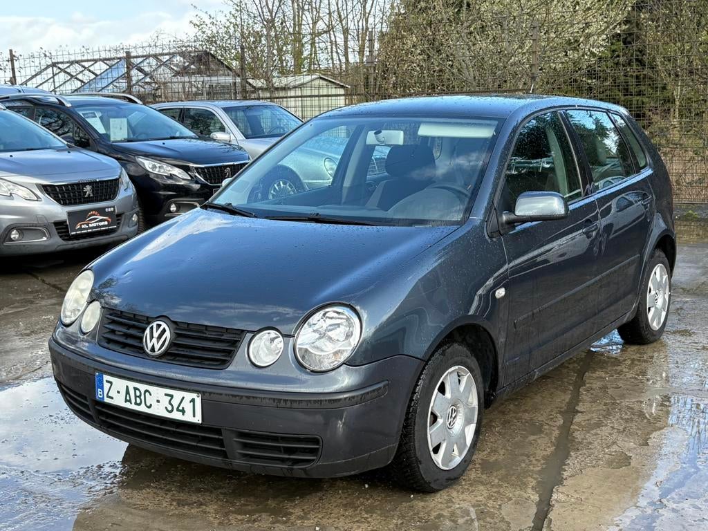 VW POLO 9N 1.4TDI 246 000KM CARPASS 5 PORTES AIRCO, Autos, Argent ou Gris, Achat, Entreprise, Boîte manuelle