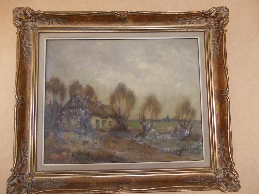 Schilderij Jan Maes (1876-1974), Antiquités & Art, Art | Peinture | Classique, Enlèvement