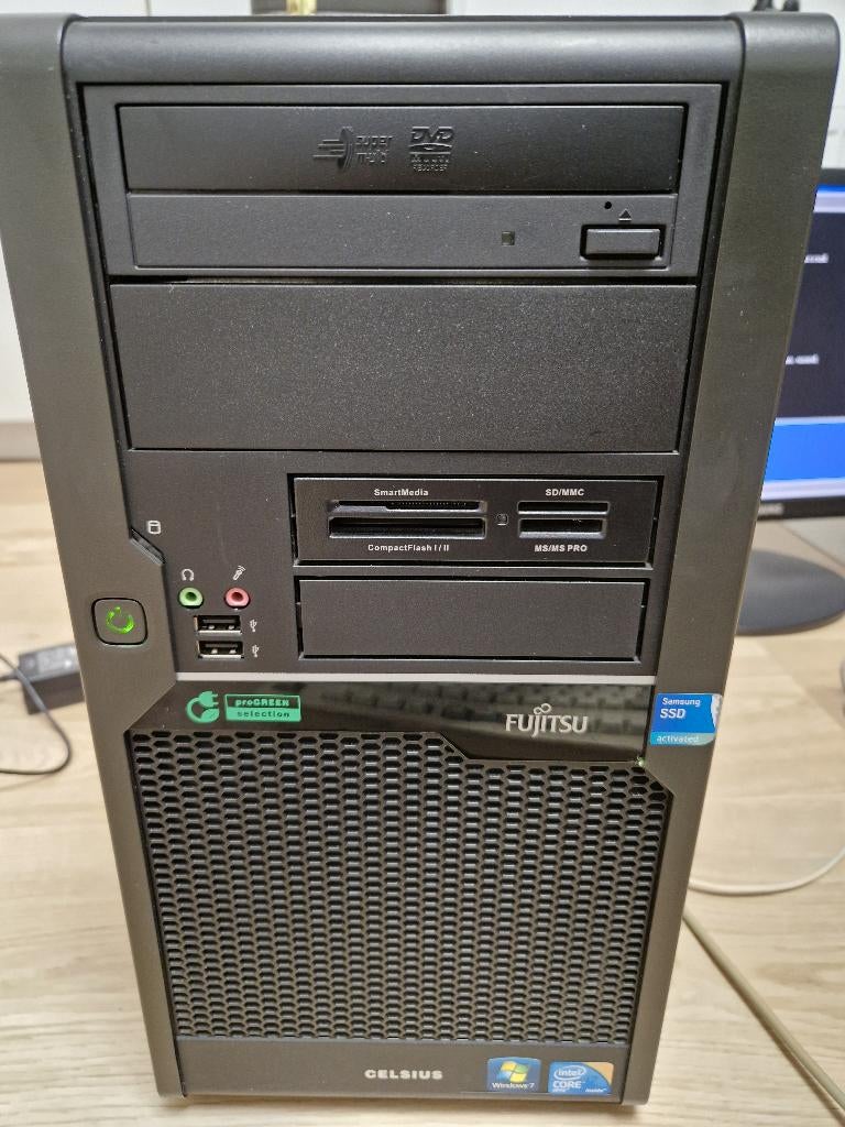Fujitsu Computer –i7–SSD+HDD – Windows 10 Pro, Computers en Software, Gebruikt, 2 tot 3 Ghz, 8 GB, Ophalen of Verzenden