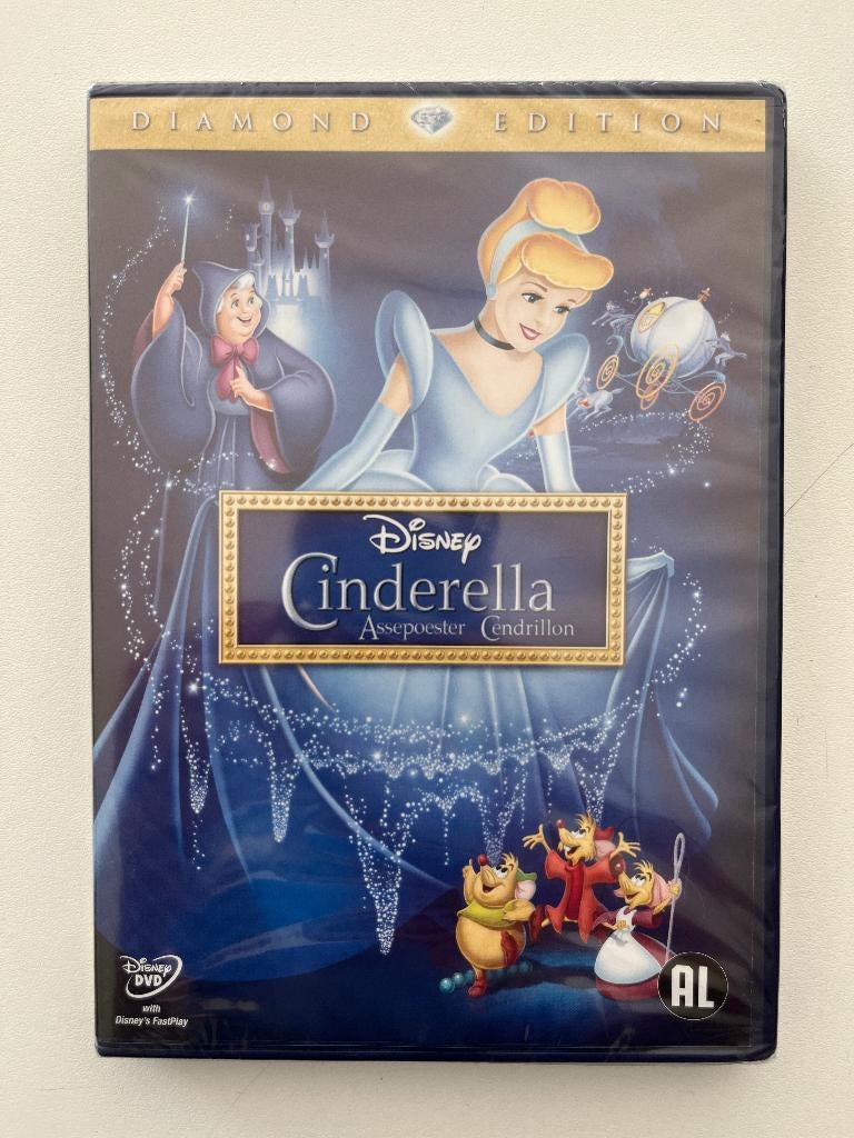 Disney Cinderella Assepoester Cendrillon DVD (Nieuw), Enlèvement ou Envoi, Dessin animé, Tous les âges, Américain