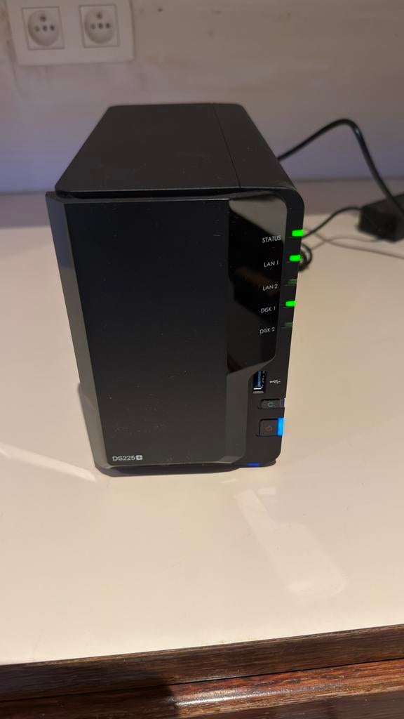 Synology ds225+ met 4tb, Computers en Software, NAS, Ophalen, Zo goed als nieuw