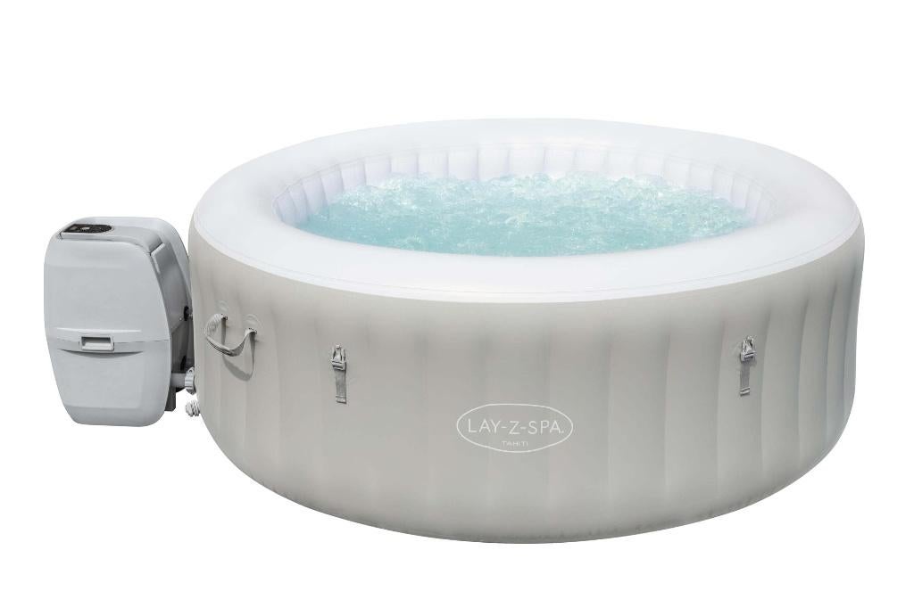 Bestway Lay-Z Jacuzzi voor 3 of 4 personen, Tuin en Terras, Ophalen, 200 tot 300 cm, Opblaaszwembad, Rond