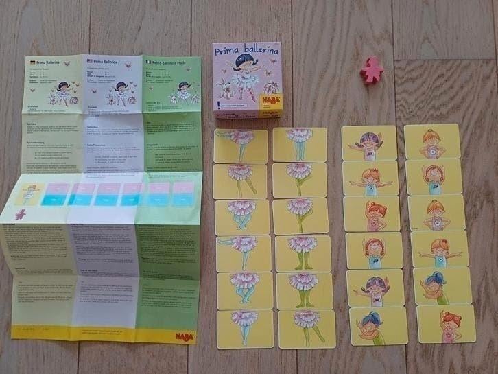 Haba prima ballerina spel met kaarten, Ophalen of Verzenden, Zo goed als nieuw