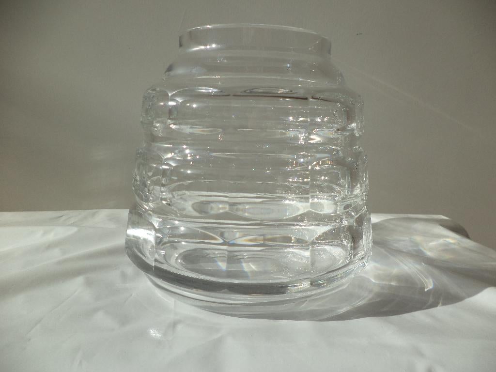 '47 Art Deco Val Saint Lambert Ch. GRAFFART geslepen kristal, Enlèvement ou Envoi