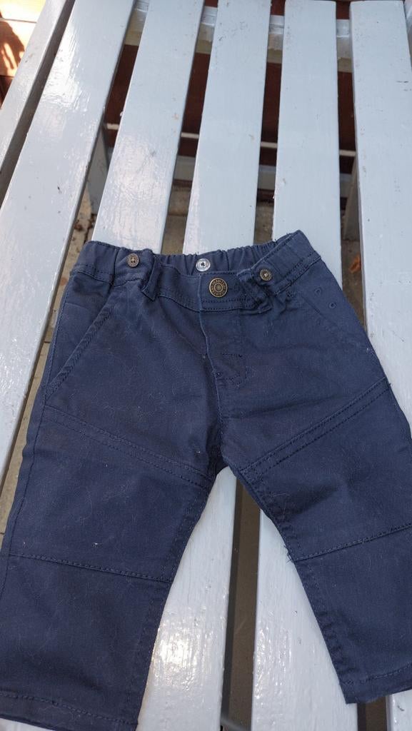 Donkerblauw babybroekje maat 68, Kinderen en Baby's, Babykleding | Maat 68, Ophalen of Verzenden