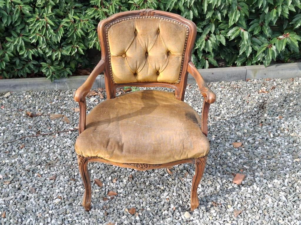 Antiek stoel om te restaureren, Antiek en Kunst, Antiek | Meubels | Stoelen en Sofa's, Ophalen