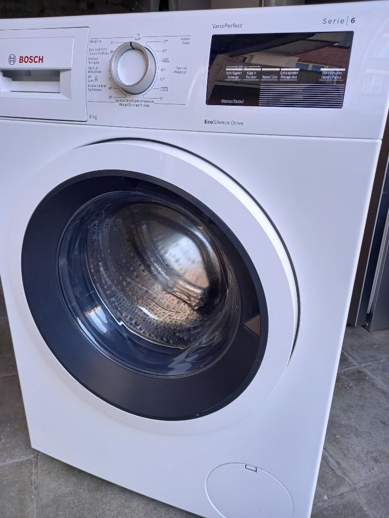 Machine à laver BOSCH 8kg A +++. Série 6, Electroménager, Enlèvement, Comme neuf, Chargeur frontal