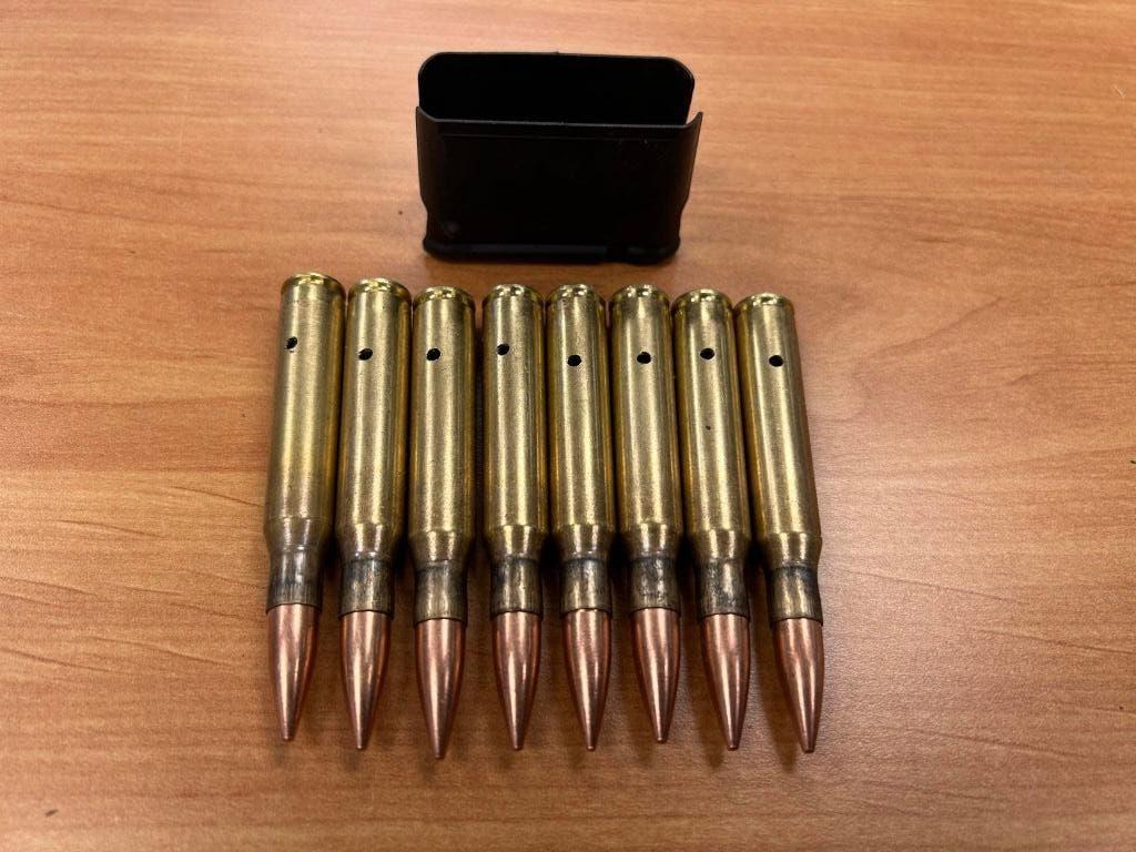 WWII - clip de GARAND garni avec cartouches inertes actuelle, Collections, Objets militaires | Seconde Guerre mondiale, Autres