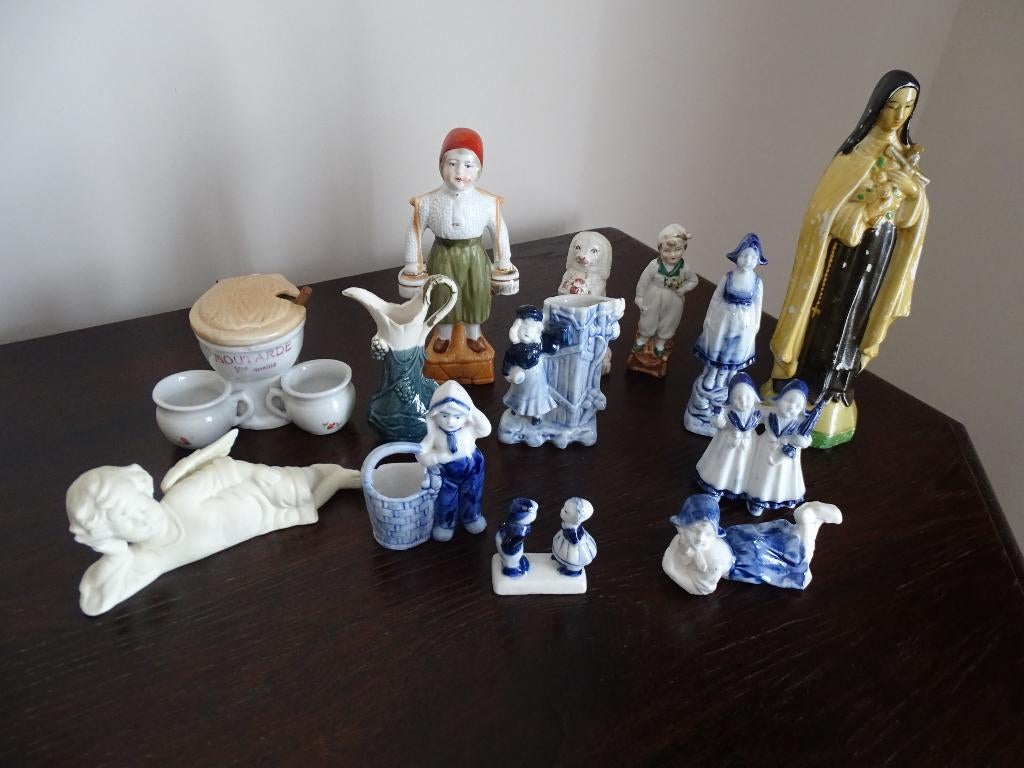 postures ou figurines faiences, Collections, Enlèvement ou Envoi, Utilisé, Autres types
