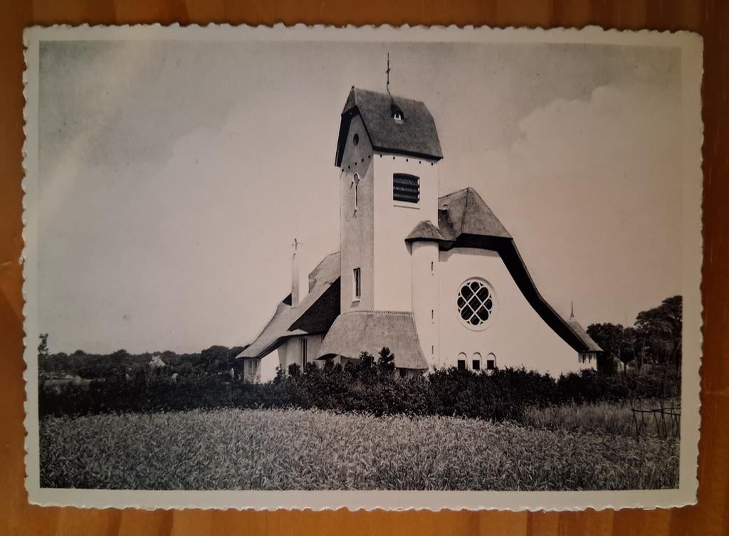 Vintage Postkaart Schilde Bergen O.L.V Kerk, Ophalen of Verzenden