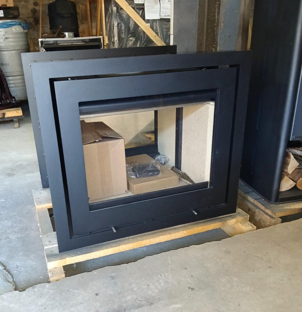 Superpromo poêle à bois double face de type Lotus H 570 T, Enlèvement ou Envoi, Neuf, Insert, Cheminée au bois