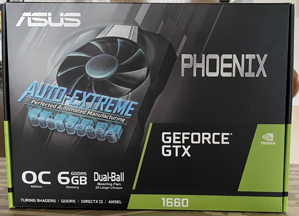 Asus nVidia Geforce GTX  1660 6GB geheugen OC Edition, Computers en Software, Videokaarten, PCI-Express 3, Gebruikt, HDMI, Ophalen of Verzenden