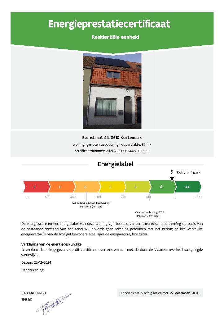 EPC A huis te koop!, Immo, Maisons à vendre, Maison 2 façades, 9 kWh/m²/an, 200 à 500 m², Ventes sans courtier