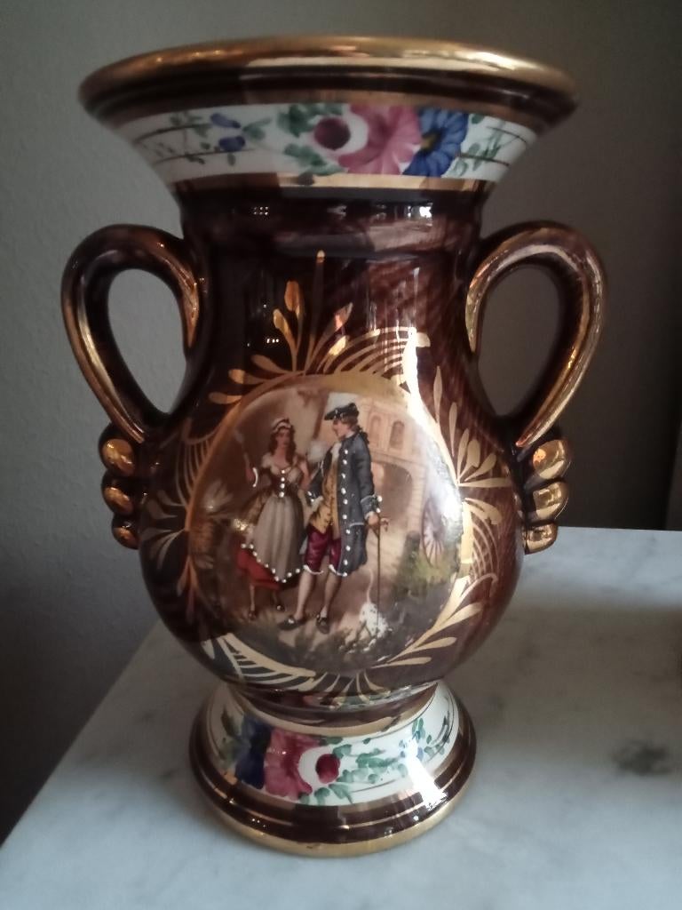 Prachtige vaas van Hubert Bequet, Ophalen of Verzenden