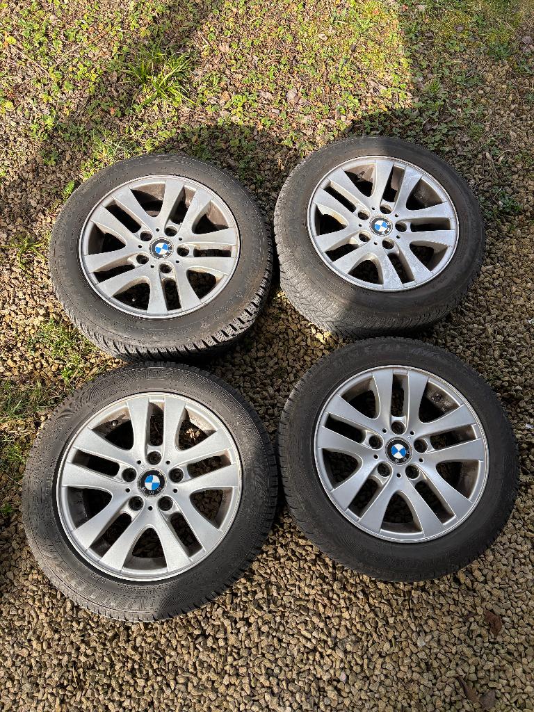 Jantes alu Bmw hiver 16" ( f20, f21, serie 1, serie 3 etc ), Pneus hiver, 16 pouces, Véhicule de tourisme, 205 mm