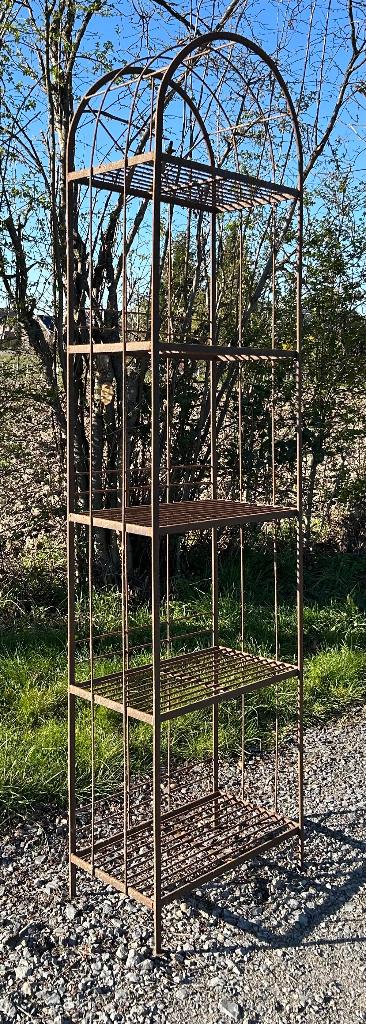 Étagère en fer forgé rouiller, Enlèvement, Utilisé