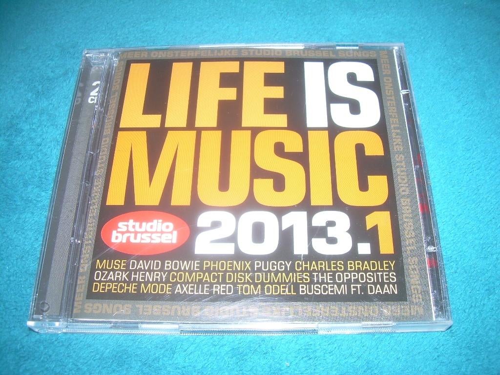 2 CD S - STUDIO BRUSSEL - LIFE IS MUSIC - 2013 . 1, Ophalen of Verzenden, Zo goed als nieuw