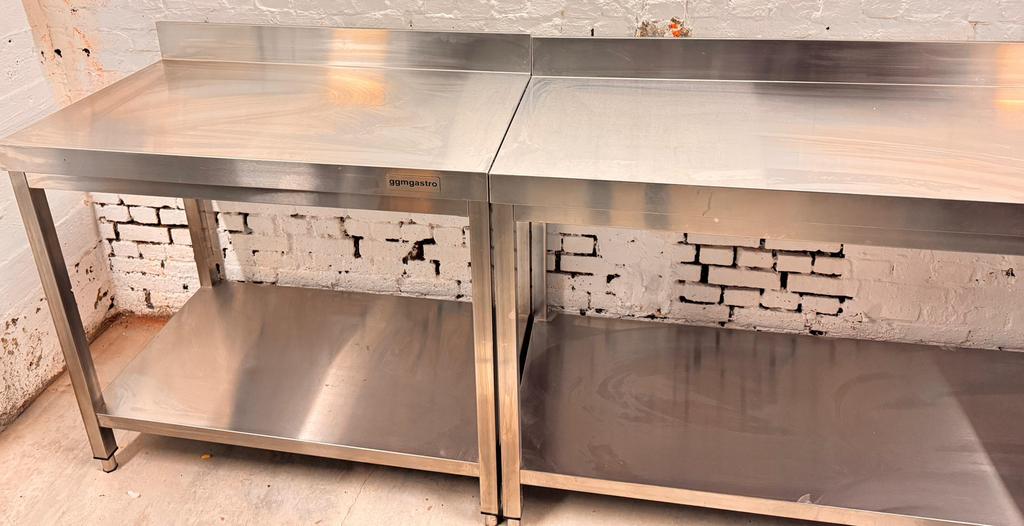 Professioneel werktafel ggmGastro meerdere stuks beschikbaar, Zakelijke goederen, Horeca | Keukenapparatuur, Inox Meubilair, Gebruikt