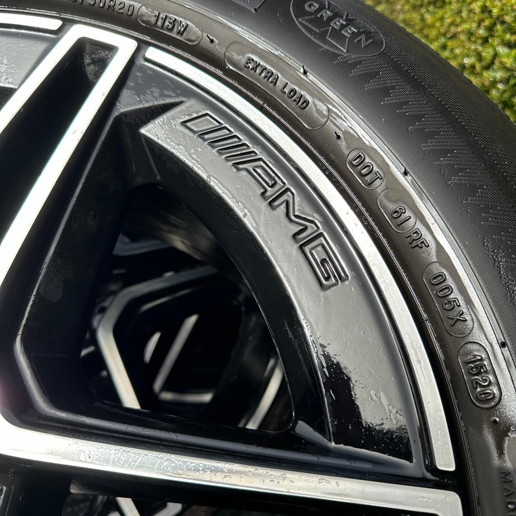 AMG nightpack velgen met zomerbanden, Auto-onderdelen, Ophalen, Gebruikt, Velg(en), 275 mm