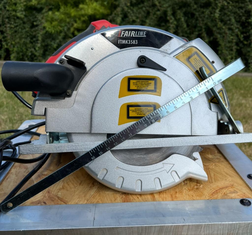 Cirkelzaag 1600Watt, Doe-het-zelf en Bouw, Ophalen, Cirkelzaag, Zo goed als nieuw, 30 tot 70 mm